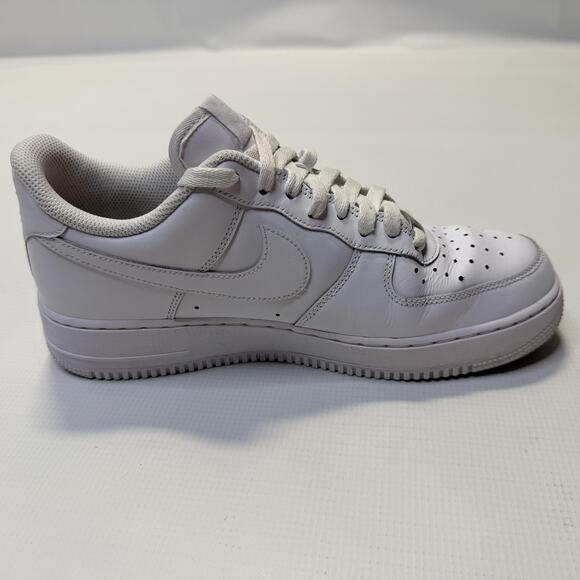 Nike Air Force 1 Shoes Mens Size 9 White CW2288-111 Leather Low Top - Picture 4 of 14